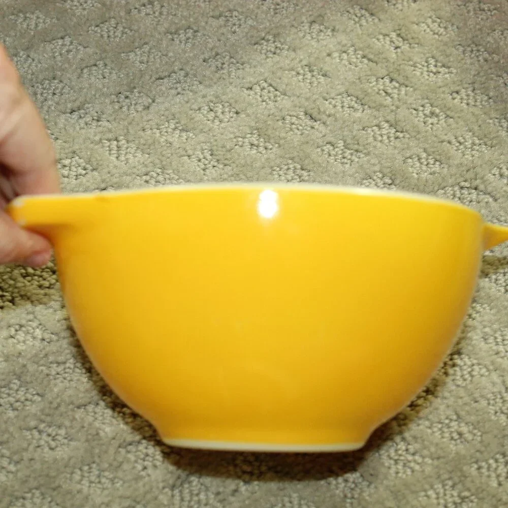 Complete Set of 4 Pyrex Vtg Sunflower 441 - 444 Nesting Cinderella Mixing Bowl